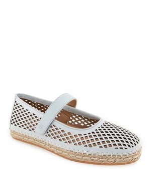 Gentle Souls Sienna Espadrille Flats - White