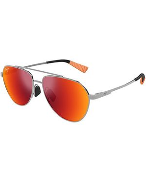 Maui Jim Waiwai Teardrop Sunglasses, 59Mm - Red