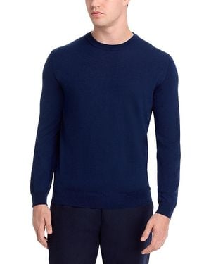 Slowear Flex Wool Blend Crewneck Sweater - Blue