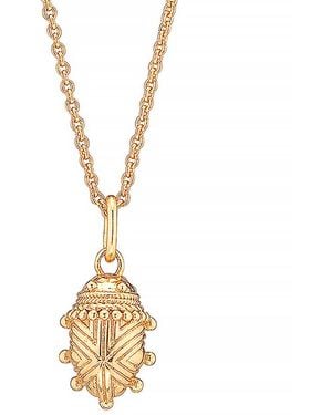 Capucine de Wulf Scarab Petite Pendant Necklace, 16-18 - Metallic