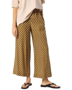 Whistles Ikat Spot Crop Pants - Natural