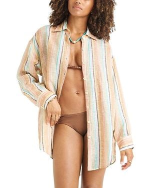 Vitamin A Playa Boyfriend Shirt - Natural
