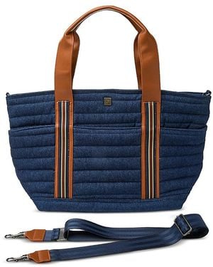Think Royln Journey Maxi Denim Tote - Blue