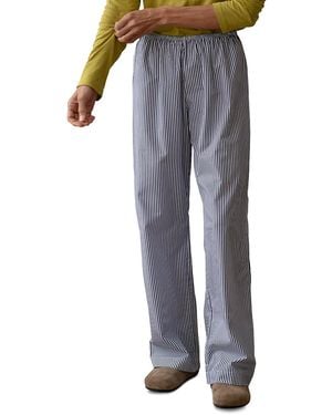 DONNI. The Pop Stripe Simple Pants - Gray
