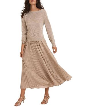 chinese dress ladies Ranch House Layered Sweater Dress Black / Large