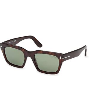 Tom Ford Square Sunglasses, 55Mm - Metallic