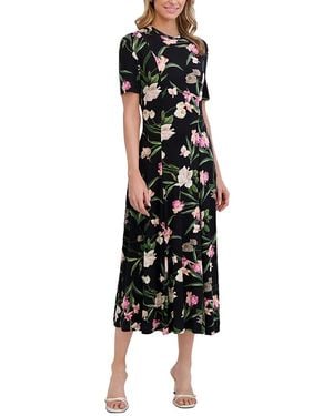 Ted Baker Short Sleeve Jersey Maxi Dress - Black