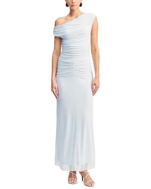Shona Joy Mira Off Shoulder Dress - Blue