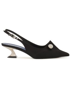 Lanvin Affinity Arch Slingback Pumps - Black