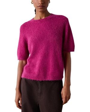 Whistles Textured Sweater Tee