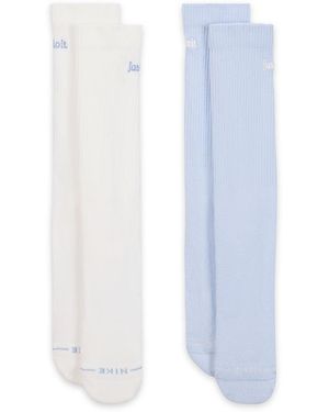 Nike Everyday Elevated Crew Socks, Pack Of 2 - White
