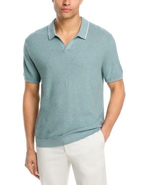 Marine Layer Greyson Sweater Polo - Blue