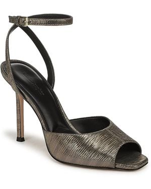 FAVORITE DAUGHTER Yasmine Peep Toe Stiletto Sandals - Black