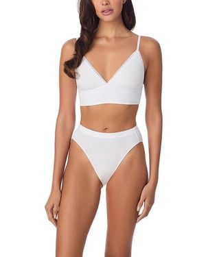 On Gossamer Cabana Ribbed Bralette - Blue