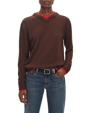 Rag & Bone Nyla Cashmere V Neck Sweater - Brown