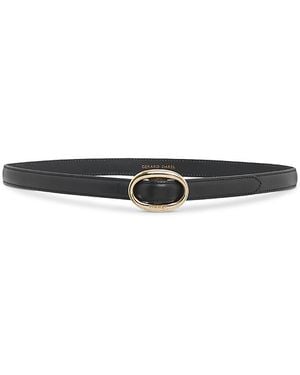 Gerard Darel Sofia Leather Belt - White