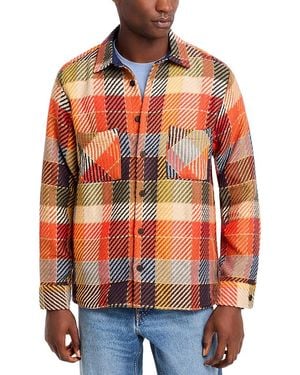 Wax London Whiting Overshirt - Orange