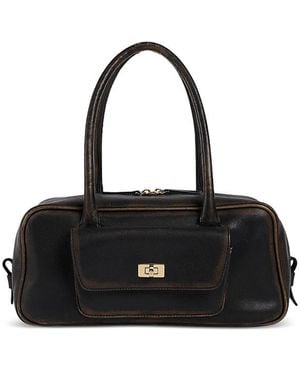 Sandro Ezmehralda Suede Crossbody Bag - Black