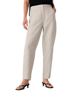 Whistles Petite Barrel Pants - Natural