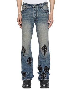 Ksubi Bronko Reup Cotton Kaliba Bootcut 32 Jeans - Blue