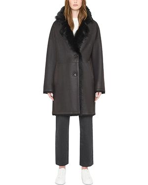 Hiso August Reversible Shearling Jacket - Black