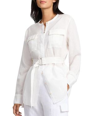 Onia Linen Utility Shirt - White