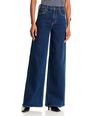 Rag & Bone Flexi Sofie High Rise Wide Leg Jeans - Blue