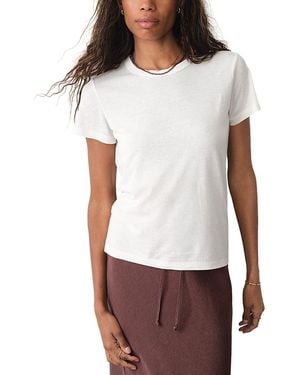 Marine Layer Tried & True Hemp Tee - White