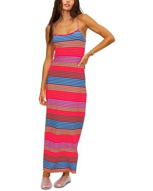Beach Riot Malie Maxi Dress Swim Cover-Up - Red
