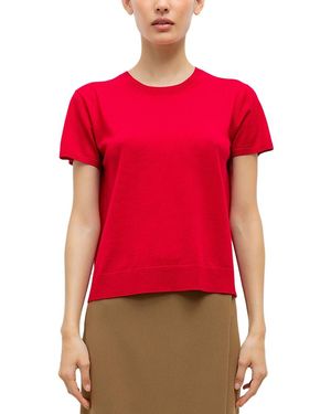 Leset James Margo Merino Wool Tee - Red