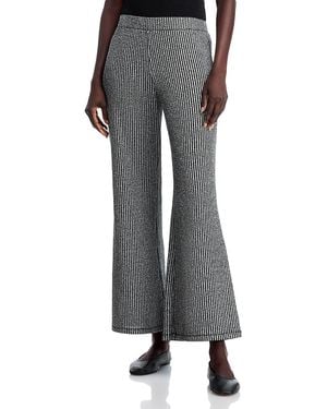 Johnny Was Jenna Metallic Easy Pants - Gray