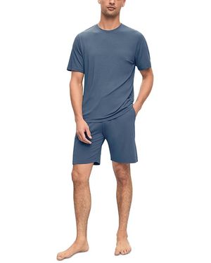 Eberjey Henry Short Pajama Set - Blue