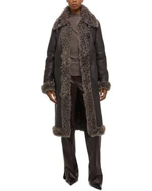 Helmut Lang Reversible Shearling Jacket - Black