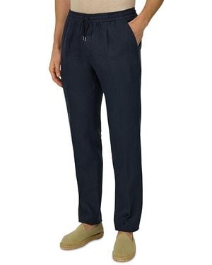 BOGGI City Linen Trouser Pants - Blue