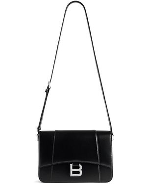 Balenciaga Hourglass Flap Bag - White