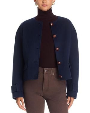 Veronica Beard Elaris Wool Blend Jacket - Blue