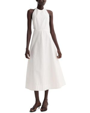 Rohe Halter Textured Cotton Dress - White