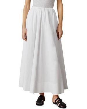 Faherty Coastal Poplin Nera Skirt - White