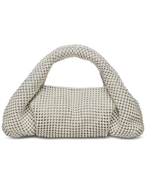 Stuart Weitzman The Moda Faux Pearl Mini Tote - Metallic