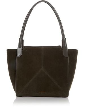 Victoria Beckham Victoria Soft Suede Tote - Black