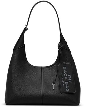 Marc Jacobs The Leather Belted Sack Bag - Black