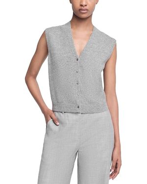 Jonathan Simkhai Rozzi Cashmere Vest - Grey