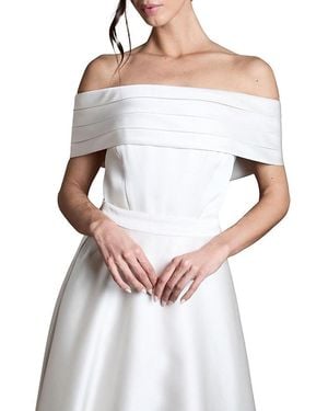 Coast Bandeau Neck Bridal Shrug Top - White