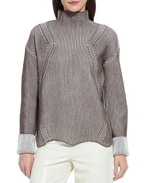 Lyssé Hyacinth Funnel Neck Sweater - Gray