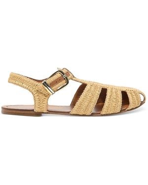 Maje Mfach00875 Slingback Sandals - Natural