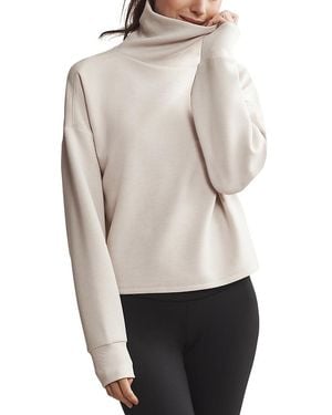 Rhone Dreamglow Mock Neck Sweatshirt - Natural