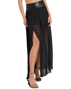 AS by DF Felice Pleated Skirt - Black