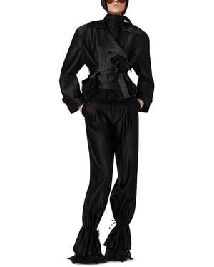 GIUSEPPE DI MORABITO Belted Short Jacket - Black