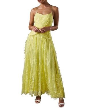 Coast Lace Cami Maxi Dress - Green