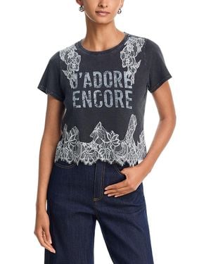 Cinq À Sept J'Adore Encore Tee - Blue